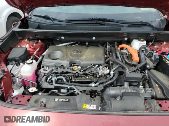 2022 Toyota RAV4 Hybrid XLE Premium with VIN 4T3B6RFV5NU074838, listed as a Copart auction lot 56697215 with 61,309 mi miles and Salvage title. Bid and sale history available at DreamBid. Image 12.