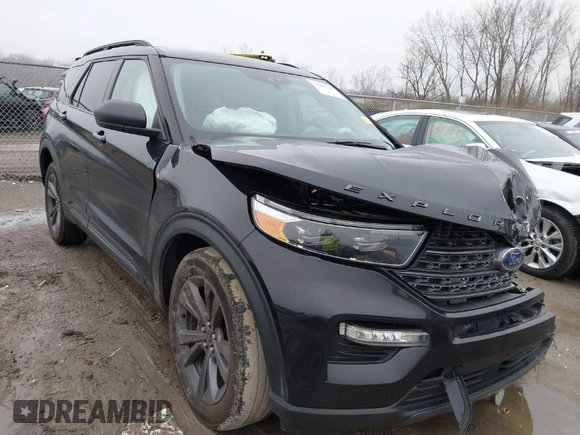 2021 Ford Explorer XLT with VIN 1FMSK8DH1MGA13432, listed as a IAAI auction lot 41983770 with 94,755 mi miles and . Bid and sale history available at DreamBid. Image 1.