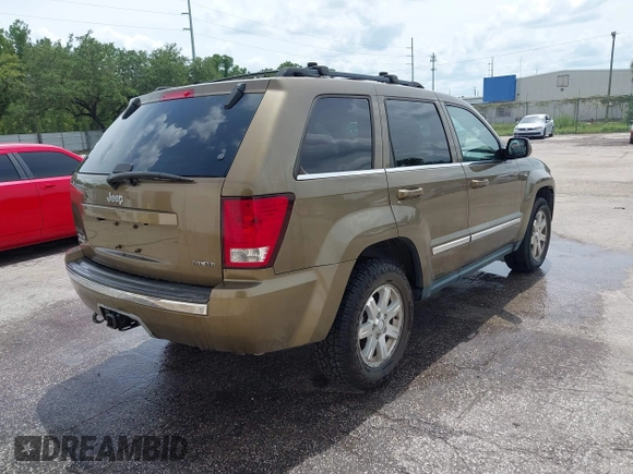 2009 Jeep Grand Cherokee Limited with VIN 1J8HR58T49C505936, listed as a IAAI auction lot 42672265 with 346,152 mi miles and . Bid and sale history available at DreamBid. Image 4.