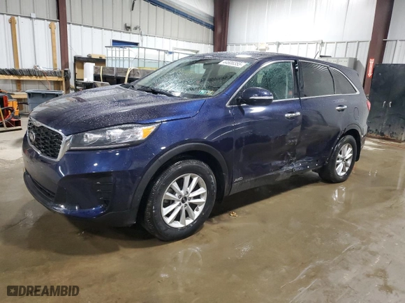 2020 Kia Sorento LX with VIN 5XYPGDA30LG677865, listed as a Copart auction lot 44606355 with 77,099 mi miles and Salvage Title. Bid and sale history available at carsss.com. Image 1.