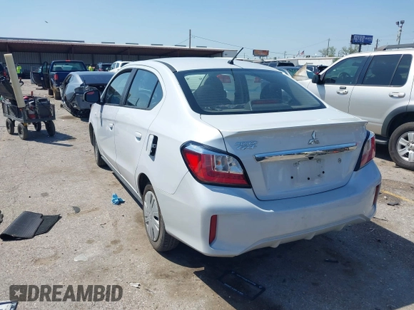 2023 Mitsubishi Mirage ES z VIN ML32FUFJ3PHF01688, wystawiony jako IAAI lot #41865801 z przebiegiem 23 395 mil mil oraz . Historia ofert i sprzedaży dostępna na DreamBid. Obrazek 3.