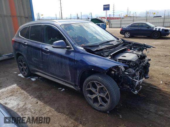 2019 BMW X1 xDrive28i with VIN WBXHT3C50K5L91257, listed as a Copart auction lot 45235683 with 45,375 mi miles. Bid and sale history available at carsss.com. Image 4.