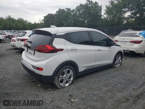 2020 Chevrolet Bolt EV LT with VIN 1G1FY6S05L4142708, listed as a Copart auction lot 43657025 with 41,992 mi miles and Salvage title. Bid and sale history available at DreamBid. Image 3.