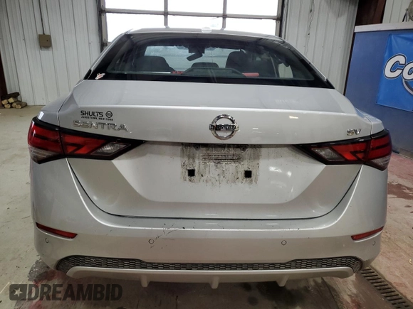 2020 Nissan Sentra SV z VIN 3N1AB8CV1LY213122, wystawiony jako Copart lot #52710185 z przebiegiem 53 471 mil mil oraz Szkoda całkowita • Salvage title. Historia ofert i sprzedaży dostępna na DreamBid. Obrazek 6.