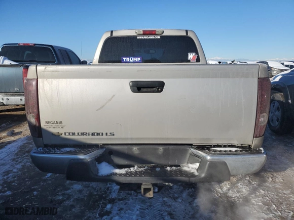 2004 Chevrolet Colorado 1SB LS Z85 with VIN 1GCCS136248223693, listed as a Copart auction lot 87635595 with 129,224 mi miles and Salvage Title. Bid and sale history available at carsss.com. Image 6.