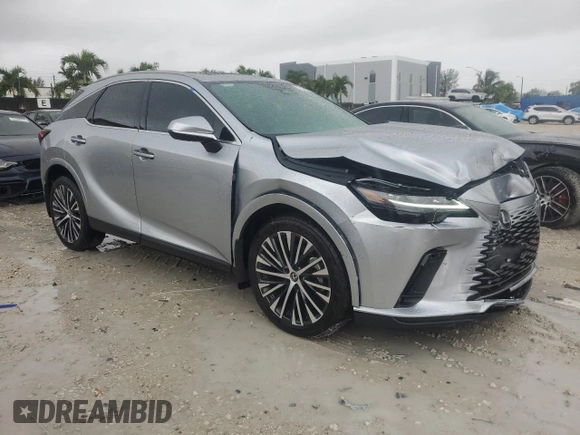 2024 Lexus RX 350 with VIN 2T2BAMBA1RC036314, listed as a Copart auction lot 59388355 with 7,383 mi miles and Salvage title. Bid and sale history available at DreamBid. Image 4.