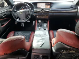 2015 Lexus LS with VIN JTHBL5EF1F5135587, listed as a Copart auction lot 45588705 with 116,289 mi miles and Salvage Title. Bid and sale history available at carsss.com. Image 8.