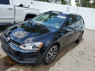 2016 Volkswagen Golf SportWagen TSI S with VIN 3VWC17AU0GM521731, listed as a Copart auction lot 63561814 with 106,812 mi miles and Salvage Title. Bid and sale history available at carsss.com. Image 1.