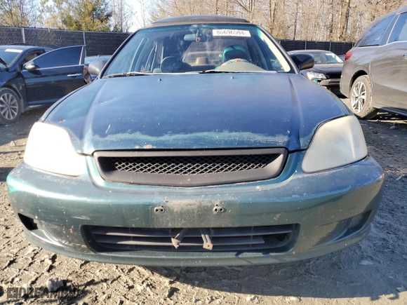 1999 Honda Civic VP with VIN 2HGEJ6616XH584532, listed as a Copart auction lot 86696594 with 232,724 mi miles and Salvage Title. Bid and sale history available at carsss.com. Image 5.