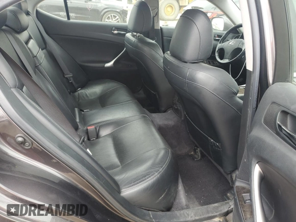 2009 Lexus IS 250 with VIN JTHCK262195028304, listed as a Copart auction lot 61438245 with 152,572 mi miles and Salvage title. Bid and sale history available at DreamBid. Image 10.