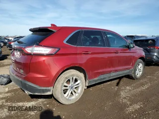 2018 Ford Edge SEL with VIN 2FMPK4J93JBC50017, listed as a Copart auction lot 48211095 with 107,028 mi miles and Salvage Title. Bid and sale history available at carsss.com. Image 3.