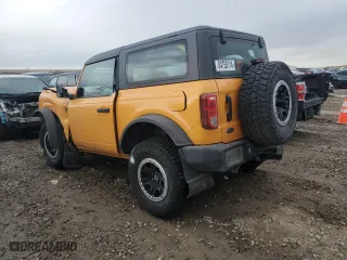 2022 Ford Bronco with VIN 1FMDE5CHXNLA76215, listed as a Copart auction lot 84755114 with 0 mi miles and Salvage Title. Bid and sale history available at carsss.com. Image 2.
