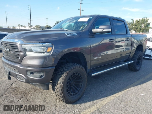 2019 Ram 1500 Big Horn/Lone Star with VIN 1C6RRFFG8KN710927, listed as a IAAI auction lot 41850421 with 66,007 mi miles. Bid and sale history available at carsss.com. Image 2.