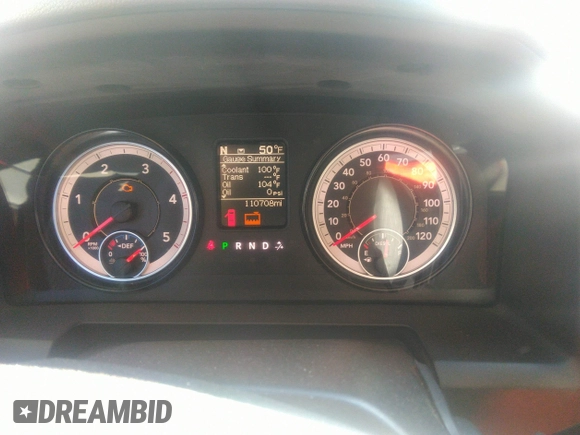 2017 Ram 2500 Big Horn with VIN 3C6UR5DL3HG613026, listed as a IAAI auction lot 41168929 with 110,708 mi miles. Bid and sale history available at carsss.com. Image 7.