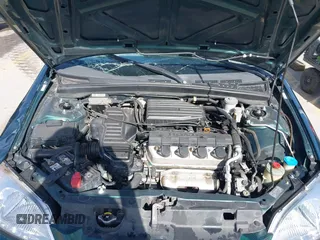 2001 Honda Civic LX with VIN 1HGEM21551L111533, listed as a IAAI auction lot 41801139 with 253,497 mi miles. Bid and sale history available at carsss.com. Image 10.