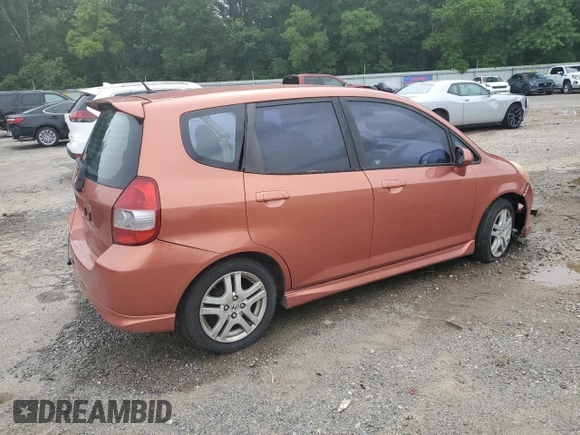 2008 Honda Fit Sport z VIN JHMGD38688S032383, wystawiony jako Copart lot #57757125 z przebiegiem 179 363 mil mil oraz Szkoda całkowita • Salvage title. Historia ofert i sprzedaży dostępna na DreamBid. Obrazek 3.