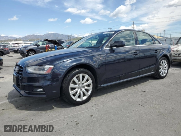 2015 Audi A4 Premium with VIN WAUBFAFLXFN031974, listed as a Copart auction lot 51369285 with 159,560 mi miles and Clean Title. Bid and sale history available at carsss.com. Image 1.