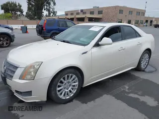 2010 Cadillac CTS Luxury with VIN 1G6DE5EG4A0133693, listed as a IAAI auction lot 42047756 with Not Provided miles. Bid and sale history available at carsss.com. Image 2.