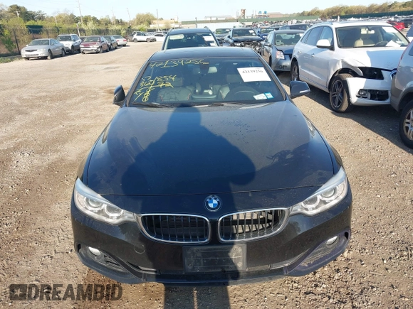 2014 BMW 4 Series 428i xDrive with VIN WBA3N9C55EF721295, listed as a IAAI auction lot 42139256 with 85,472 mi miles and . Bid and sale history available at carsss.com. Image 12.