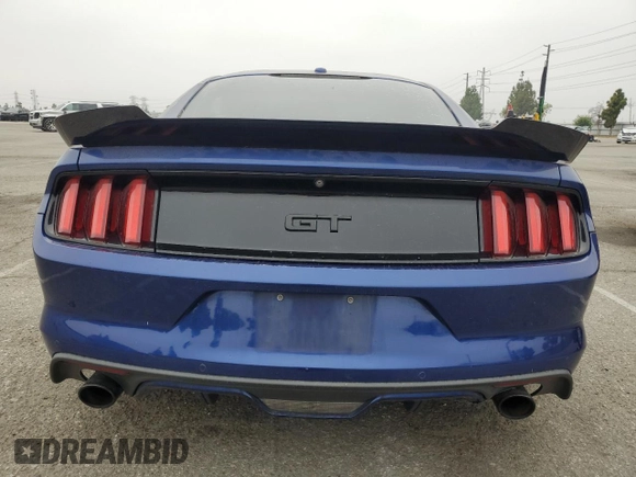 2016 Ford Mustang GT with VIN 1FA6P8CF4G5252745, listed as a Copart auction lot 59229725 with 62,866 mi miles and Salvage title. Bid and sale history available at DreamBid. Image 6.