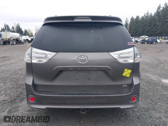 2017 Toyota Sienna SE with VIN 5TDXZ3DC0HS800493, listed as a IAAI auction lot 41946609 with Not Provided miles and . Bid and sale history available at DreamBid. Image 16.