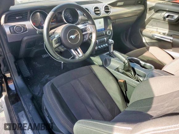 2021 Ford Mustang GT with VIN 1FA6P8CFXM5132329, listed as a Copart auction lot 52425335 with 49,262 mi miles and Salvage title. Bid and sale history available at DreamBid. Image 8.