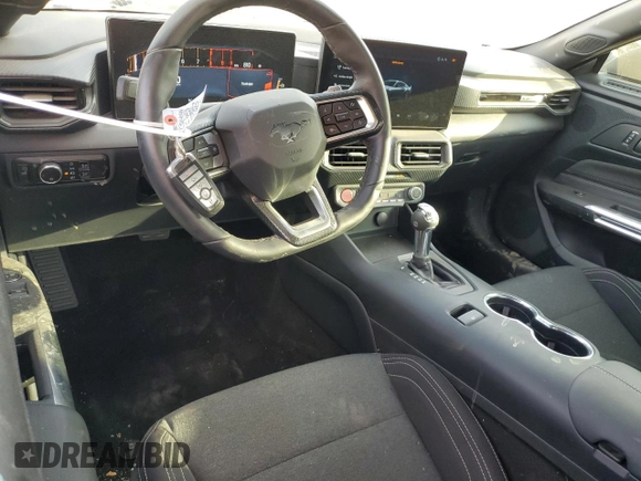 2024 Ford Mustang GT with VIN 1FA6P8CF2R5412592, listed as a Copart auction lot 53701845 with 6,263 mi miles and Salvage Title. Bid and sale history available at DreamBid. Image 8.