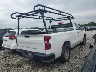 2020 Chevrolet Silverado 1500 Work Truck with VIN 3GCNWAEH8LG147966, listed as a Copart auction lot 53994745 with 106,803 mi miles and Clean Title. Bid and sale history available at carsss.com. Image 3.