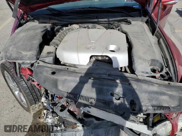 2011 Lexus GS 350 with VIN JTHCE1KS5B0030549, listed as a Copart auction lot 72470734 with 0 mi miles and Salvage Title. Bid and sale history available at carsss.com. Image 11.