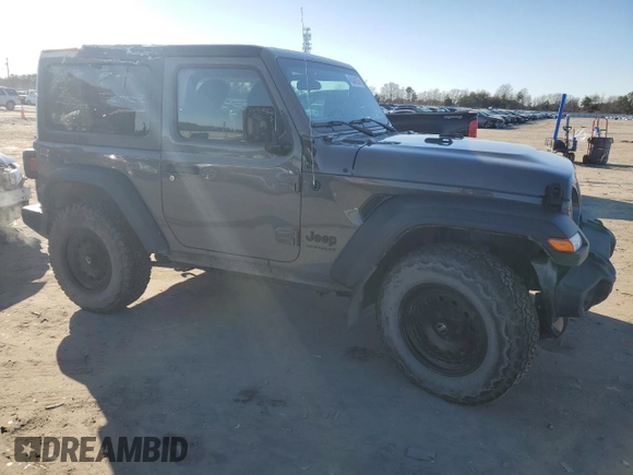 2022 Jeep Wrangler Sport with VIN 1C4HJXAG5NW235311, listed as a Copart auction lot 45044255 with 27,280 mi miles and Salvage title. Bid and sale history available at DreamBid. Image 4.