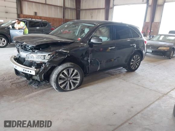 2014 Acura MDX Technology with VIN 5FRYD4H49EB003962, listed as a IAAI auction lot 41087499 with 164,204 mi miles and . Bid and sale history available at DreamBid. Image 2.