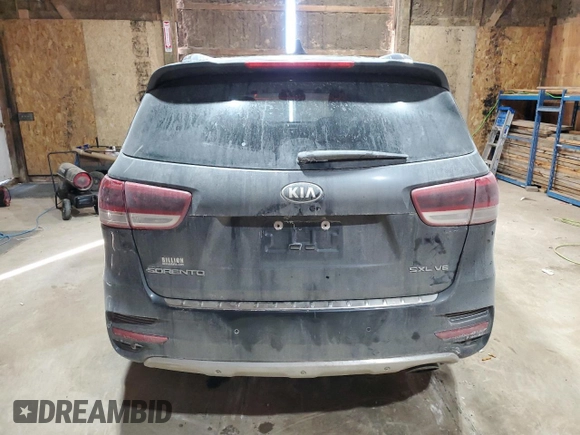 2018 Kia Sorento SX with VIN 5XYPKDA54JG421158, listed as a Copart auction lot 89214145 with 148,366 mi miles and Salvage Title. Bid and sale history available at carsss.com. Image 6.
