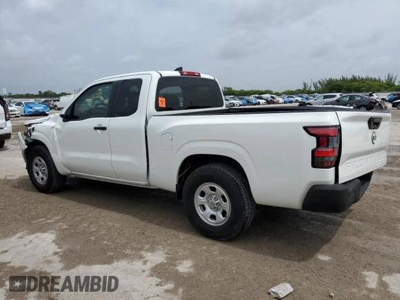 2024 Nissan Frontier S with VIN 1N6ED1CL8RN640752, listed as a Copart auction lot 62077035 with 14,425 mi miles and Salvage title. Bid and sale history available at DreamBid. Image 2.