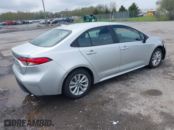2025 Toyota Corolla LE z VIN 5YFB4MDE0SP241530, wystawiony jako IAAI lot #42175543 z przebiegiem 3222 mil mil oraz . Historia ofert i sprzedaży dostępna na DreamBid. Obrazek 4.