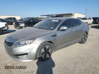 2013 Kia Optima Hybrid LX with VIN KNAGM4AD1D5043425, listed as a Copart auction lot 77598514 with 123,667 mi miles and Clean Title. Bid and sale history available at carsss.com. Image 1.