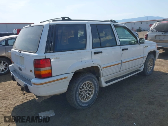 1994 Jeep Grand Cherokee Limited with VIN 1J4GZ78Y2RC344121, listed as a IAAI auction lot 42489350 with 219,186 mi miles and . Bid and sale history available at DreamBid. Image 4.