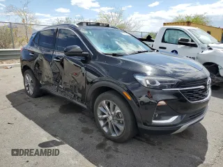 2022 Buick Encore GX Essence with VIN KL4MMFSL7NB147731, listed as a Copart auction lot 54789555 with 17,217 mi miles and Salvage title. Bid and sale history available at DreamBid. Image 4.