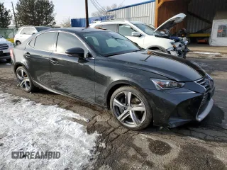 2017 Lexus IS with VIN JTHCM1D26H5018227, listed as a Copart auction lot 46108525 with 60,726 mi miles and Salvage Title. Bid and sale history available at carsss.com. Image 4.