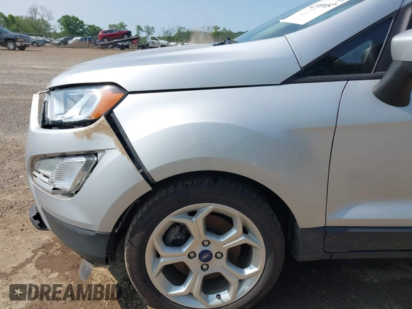 2021 Ford EcoSport SE with VIN MAJ3S2GE3MC412086, listed as a IAAI auction lot 42399957 with 38,628 mi miles and . Bid and sale history available at DreamBid. Image 19.