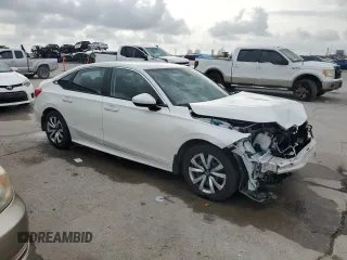 2024 Honda Civic LX z VIN 2HGFE2F27RH571446, wystawiony jako Copart lot #55157415 z przebiegiem 22 687 mil mil oraz Szkoda całkowita • Salvage title. Historia ofert i sprzedaży dostępna na DreamBid. Obrazek 4.