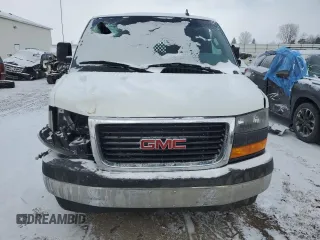 2021 GMC Savana Cargo Van with VIN 1GTW7AF78M1262297, listed as a Copart auction lot 41510995 with 0 mi miles and Salvage Title. Bid and sale history available at carsss.com. Image 5.