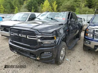 2019 Ram 2500 Laramie with VIN 3C6UR5FJ5KG656219, listed as a Copart auction lot 64840124 with 0 mi miles and Salvage Title. Bid and sale history available at carsss.com. Image 1.