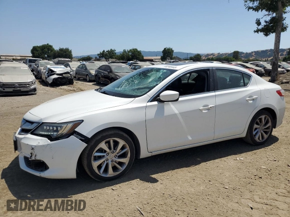 2016 Acura ILX Premium with VIN 19UDE2F74GA014380, listed as a Copart auction lot 60248445 with 85,508 mi miles and Salvage title. Bid and sale history available at DreamBid. Image 1.