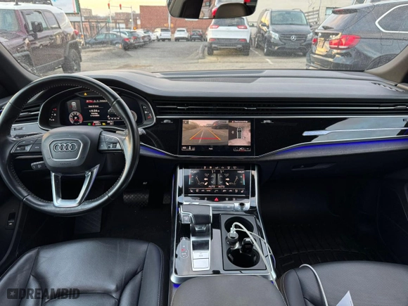2020 Audi Q8 Prestige with VIN WA1CVAF11LD008104, listed as a Copart auction lot 88887925 with 90,809 mi miles and Clean Title. Bid and sale history available at carsss.com. Image 9.
