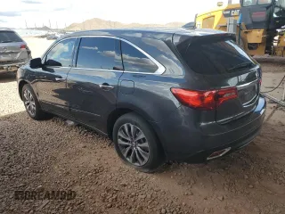 2016 Acura MDX w/Tech with VIN 5FRYD4H44GB012460, listed as a Copart auction lot 51303435 with 91,794 mi miles and Salvage Title. Bid and sale history available at carsss.com. Image 2.