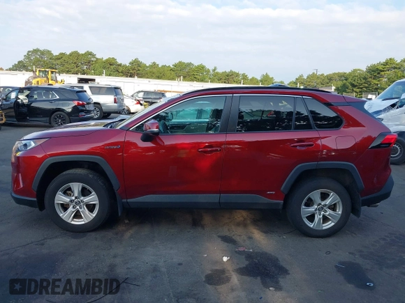 2019 Toyota RAV4 Hybrid XLE with VIN 2T3RWRFV8KW024302, listed as a IAAI auction lot 42777287 with 42,413 mi miles and . Bid and sale history available at DreamBid. Image 14.