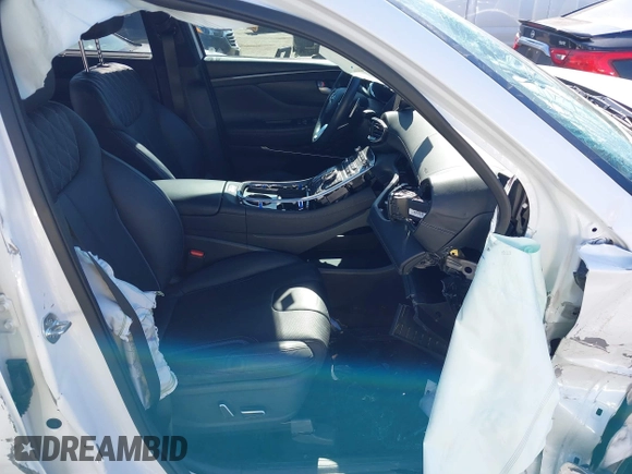 2021 Hyundai Santa Fe Calligraphy with VIN 5NMS5DAL1MH360376, listed as a IAAI auction lot 41395282 with 50,275 mi miles and . Bid and sale history available at DreamBid. Image 5.