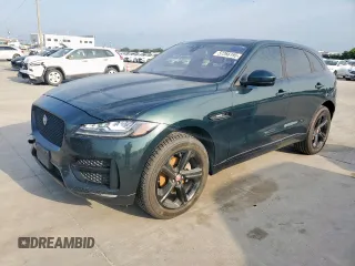 2017 Jaguar F-Pace 20d R-Sport with VIN SADCL2BN4HA085511, listed as a Copart auction lot 57266195 with 138,877 mi miles and Clean Title. Bid and sale history available at DreamBid. Image 1.
