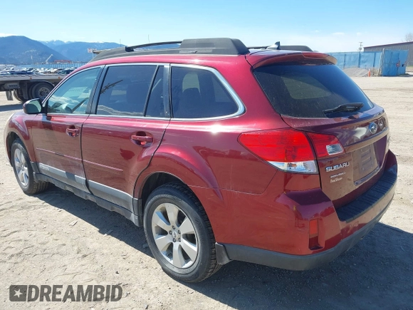 2011 Subaru Outback 2.5i Limited Pwr Moon with VIN 4S4BRBKCXB3423425, listed as a IAAI auction lot 42019858 with 218,753 mi miles. Bid and sale history available at carsss.com. Image 3.