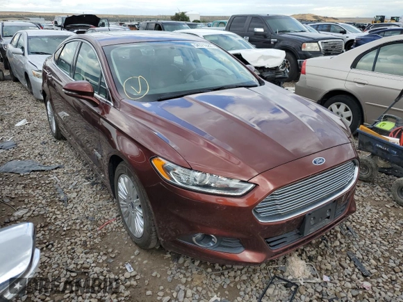 2016 Ford Fusion Energi SE Luxury with VIN 3FA6P0PU4GR229134, listed as a Copart auction lot 54371522 with 58,762 mi miles. Bid and sale history available at carsss.com. Image 1.